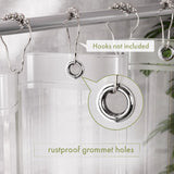 AmazerBath Clear lightweight PEVA shower curtain liner