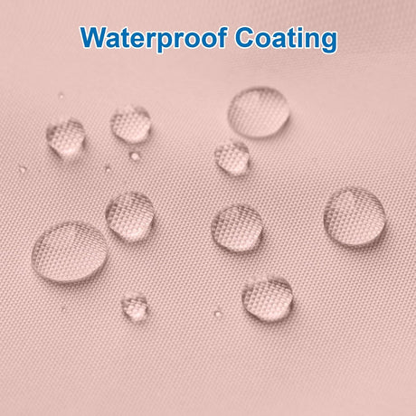 AmazerBath Pink waterproof fabric shower curtain liner, 72 x 72 inches, detail image 5.