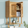 Bamboo Bathroom Wall Cabinet Natural