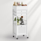Bamboo Makeup Organizer with 3 Drawers