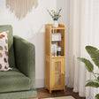 Bamboo Rattan Storage Cabinet