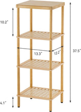 Bamboo Storage Standing Shelf