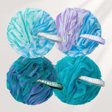 AmazerBath Bath Loofah Sponge Colorful, Set of 4