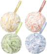 Bath Shower Loofah Sponge Set of 4