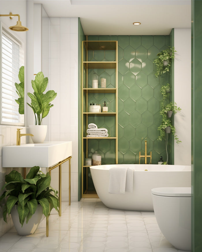 Green Bathroom