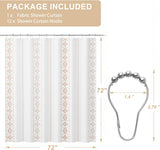 Boho Haven Shower Curtain with Rings