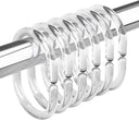 C Shape Plastic Shower Curtain Rings