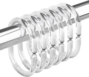 C Shape Plastic Shower Curtain Rings