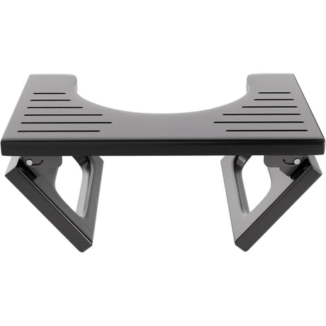 AmazerBath Collapsible Bamboo Toilet Stool for Bathroom