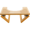 AmazerBath Collapsible Bamboo Toilet Stool for Bathroom