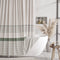 Farmhouse Shower Curtain with Tassel