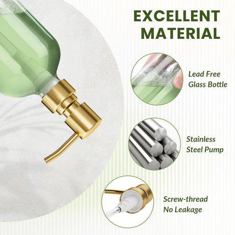 Glass Soap Dispensers