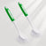 AmazerBath Green-Green long-handle kitchen dish brushes, set of 2, on a clean background.