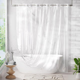 No Hook Rainbow Shower Curtain