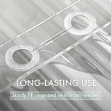 AmazerBath 100% EVA No Hook Shower Curtain Liner, 8G Heavy Duty