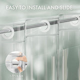 AmazerBath 100% EVA No Hook Shower Curtain Liner, 8G Heavy Duty