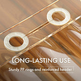 AmazerBath 100% EVA No Hook Shower Curtain Liner, 8G Heavy Duty