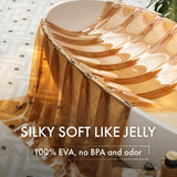 AmazerBath 100% EVA No Hook Shower Curtain Liner, 8G Heavy Duty