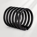 Plastic Shower Curtain Rings, Snap Closure