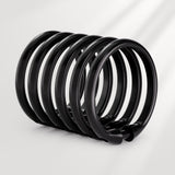 Plastic Shower Curtain Rings, Snap Closure