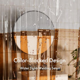 AmazerBath 100% EVA Flip Shower Curtain Liner, 8G Heavy Duty