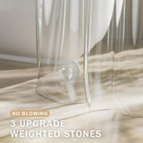 AmazerBath 100% EVA Rainbow Shower Curtain Liner, 8G Heavy Duty