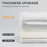 AmazerBath 100% EVA Rainbow Shower Curtain Liner, 8G Heavy Duty