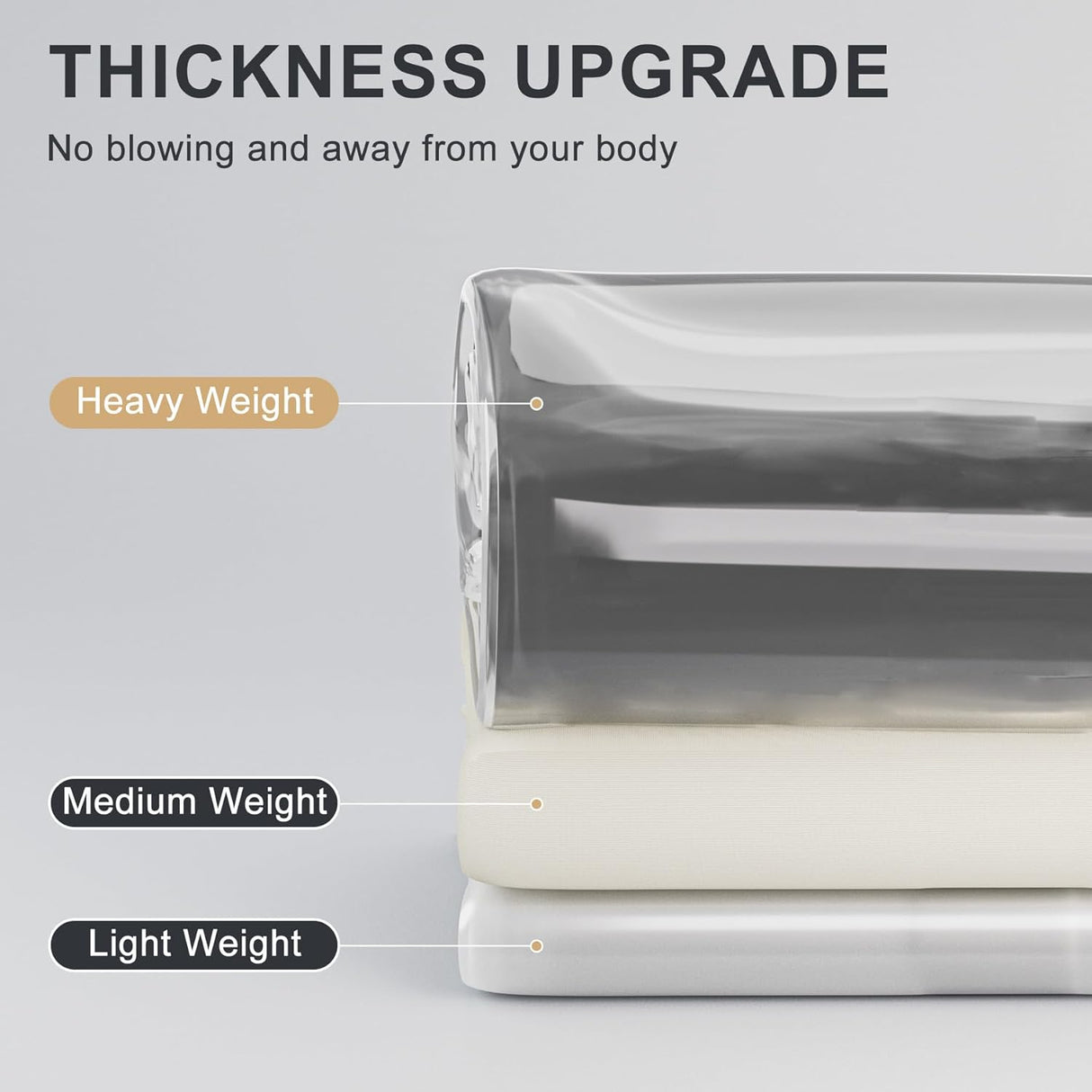 AmazerBath 100% EVA Rainbow Shower Curtain Liner, 8G Heavy Duty