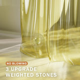 AmazerBath 100% EVA Rainbow Shower Curtain Liner, 8G Heavy Duty