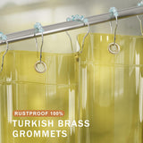 AmazerBath 100% EVA Rainbow Shower Curtain Liner, 8G Heavy Duty