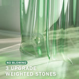 AmazerBath 100% EVA Rainbow Shower Curtain Liner, 8G Heavy Duty