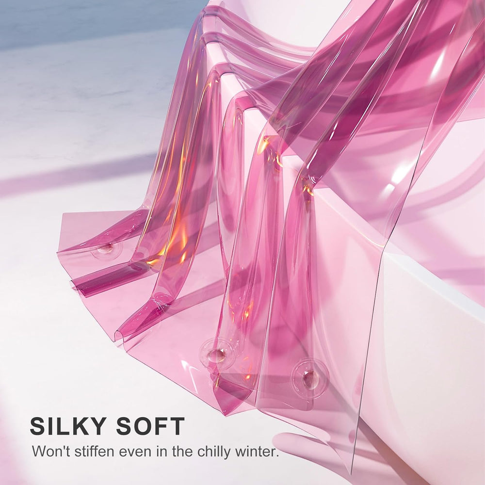 Rainbow Shower Curtain Liner Pink