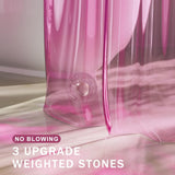 AmazerBath 100% EVA Rainbow Shower Curtain Liner, 8G Heavy Duty