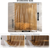 AmazerBath 100% EVA Rainbow Shower Curtain Liner, 8G Heavy Duty