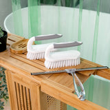 Stiff Bristles Scrub Brushes with Comfort Grip, Pack of 2