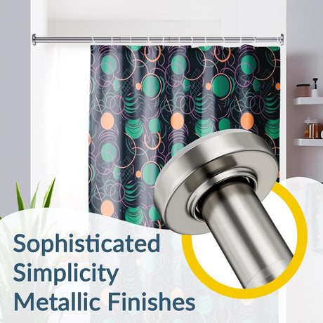 Segmented Tension Shower Curtain Rod