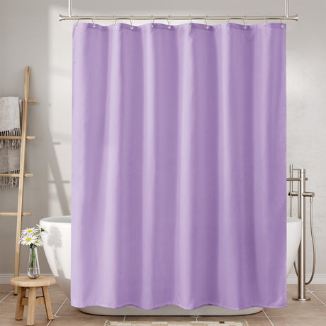 Shower Curtain Liner 2 in 1, 120G Fabric Waterproof
