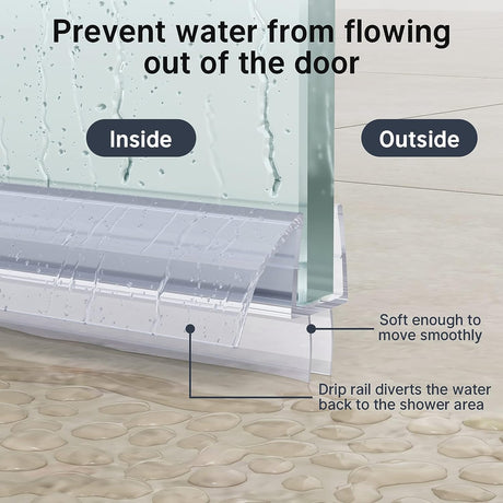 Shower Door Seals for 3/8 Inch