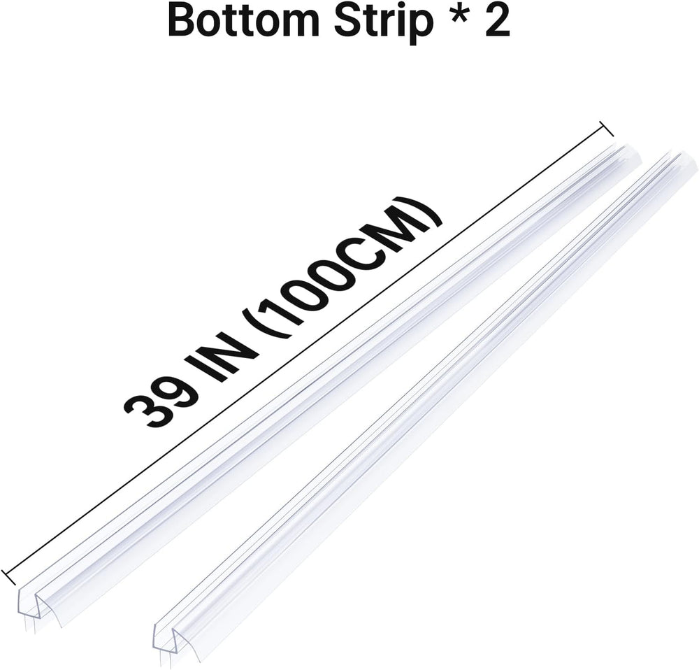 Shower Door Seals for 3/8 Inch