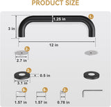 Shower Grab Bars Matte Black
