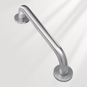 Stainless Steel Shower Grab Bar in nickel shown as the main product view.