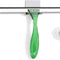 Squeegee with Hook & Suction Green