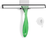 Squeegee with Hook & Suction Green