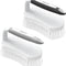 Two white cleaning brushes with black handles labeled 'Amazer' on a white background.