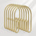 AmazerBath U-Shaped Double Shower Curtain Hooks, Set of 12, product image showing design and key features.