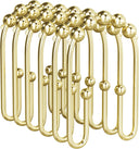 U-Shaped Double Shower Curtain Hooks