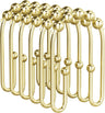 U-Shaped Double Shower Curtain Hooks