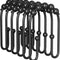 U-Shaped Double Shower Curtain Hooks