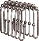U-Shaped Double Shower Curtain Hooks