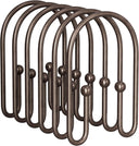 U-Shaped Double Shower Curtain Hooks